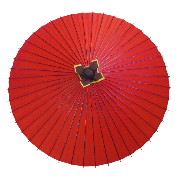 和傘・野点傘専門店 恭雅】 和傘 －特価 大番傘 赤 雨天使用「不可」