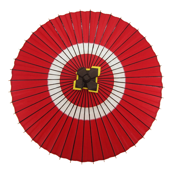 蛇の目傘 蛇の目柄 赤