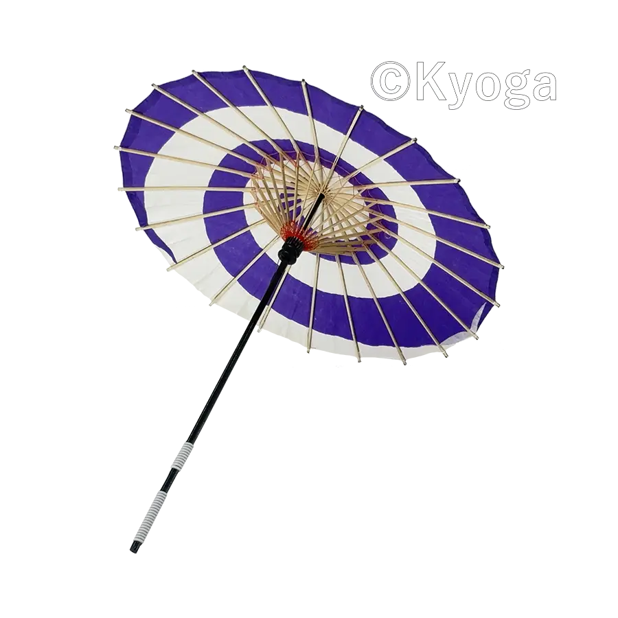 和傘・野点傘専門店 恭雅】 唐傘 − 唐傘 こども用傘 白紫渦