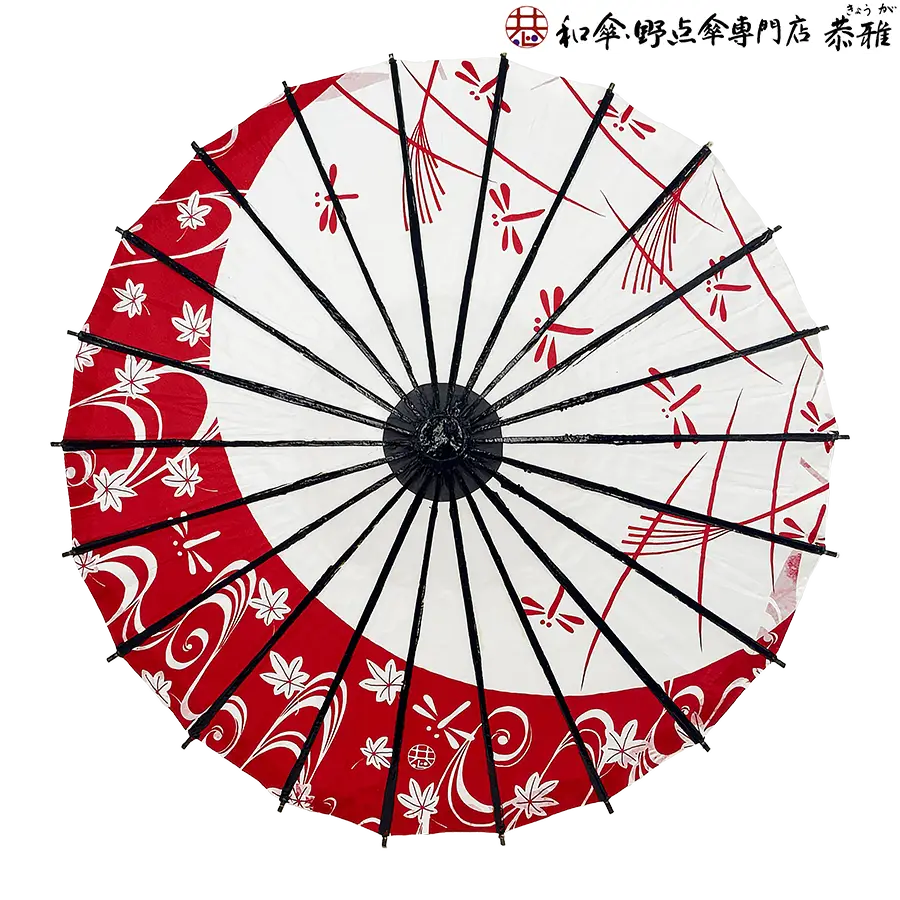 唐傘こども用傘　夕焼け小焼け　赤