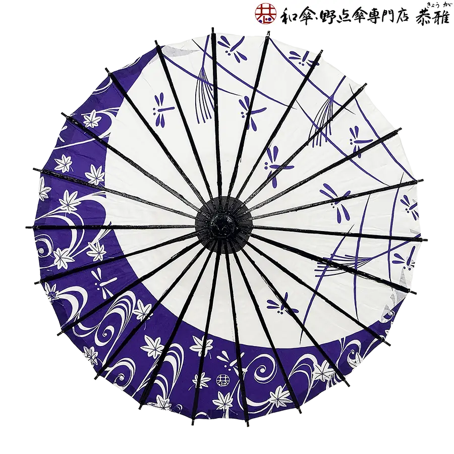 唐傘こども用傘　夕焼け小焼け　紫