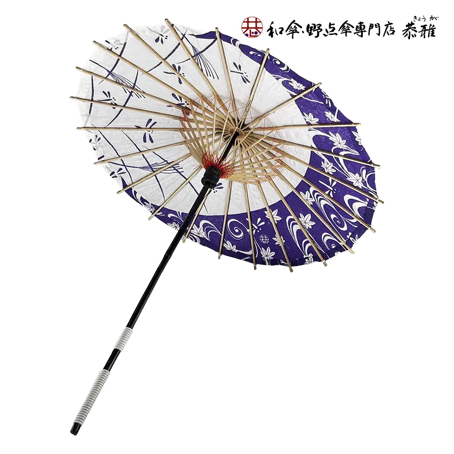 唐傘こども用傘　夕焼け小焼け　紫