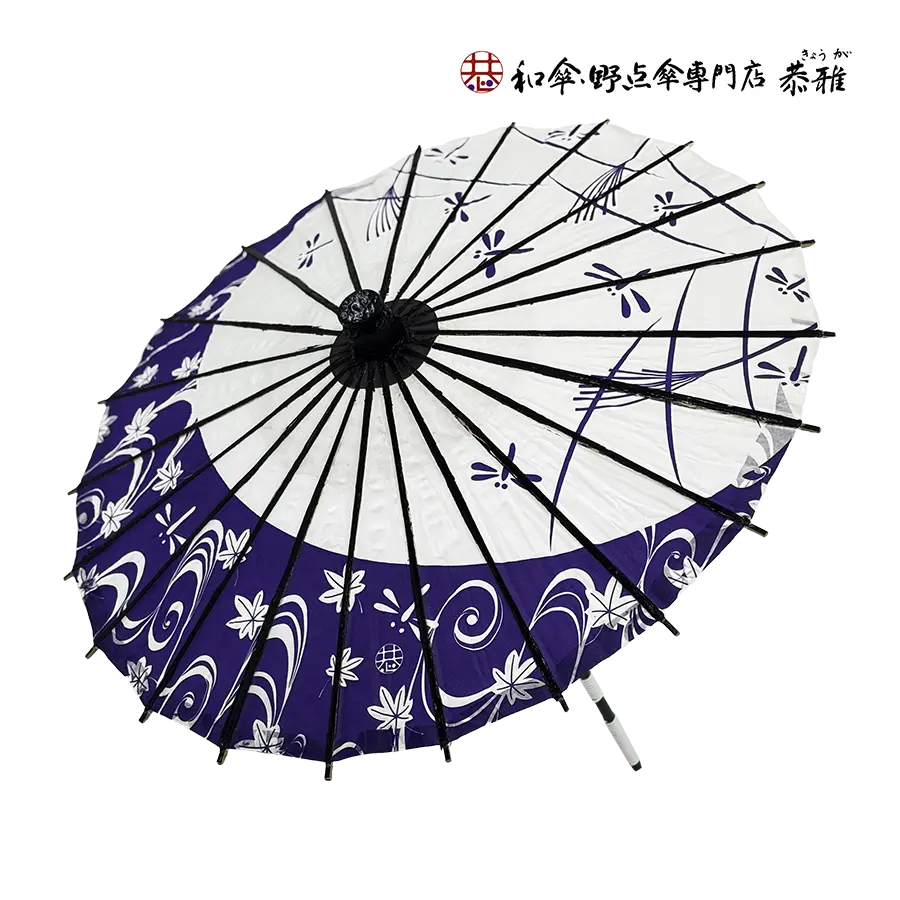 唐傘こども用傘　夕焼け小焼け　紫